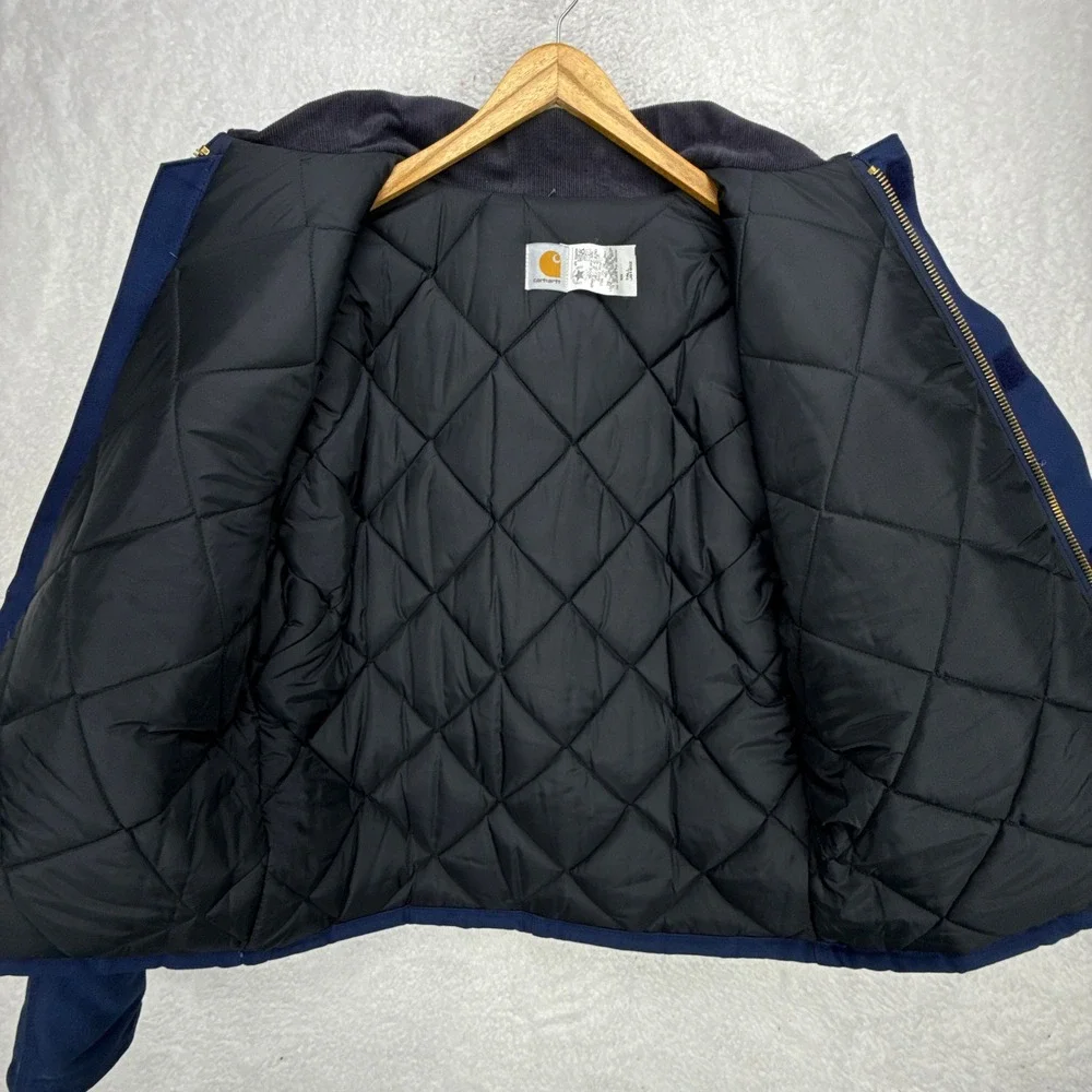 Carhartt Sandstone Jacket Arctic Quilt Lined Mens 50 Tall JQ1902 Navy NWT‎ NOS